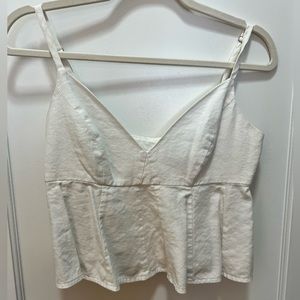 BCBG Maxazria white top XS